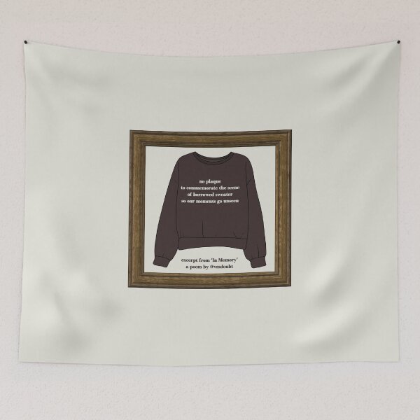 Item preview, 'In Memory' by @vmdoubt - Sweater Quote designed and sold by vmdoubt.
