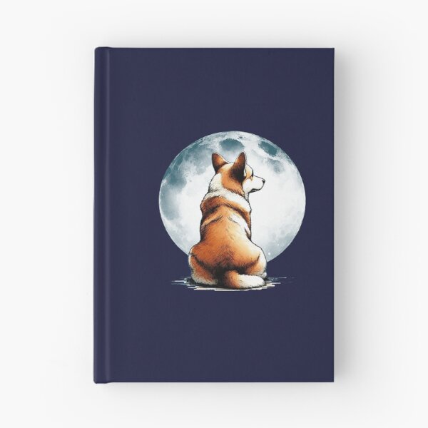 Item preview, Corgi lovers, corgi sit under fullmoon, animals lovers, dogs lovers, corgi mom, corgi dad designed and sold by Collagedream.