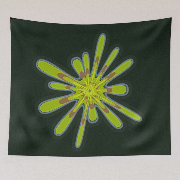Item preview, Neon Green Blossom Stellate designed and sold by Tactux - Digital Artist.