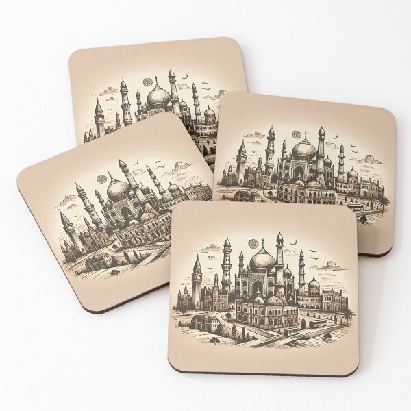 Item preview, "Timeless Treasures: Vintage Illustrations of Local Landmarks" designed and sold by APARTAI EU.