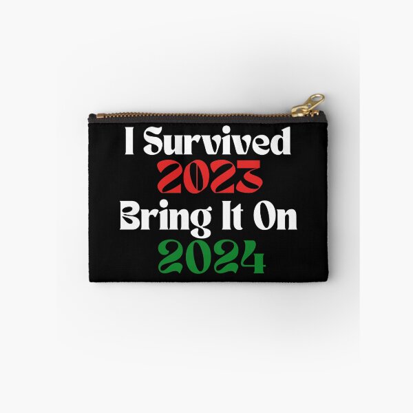 Item preview, I survived 2023. Bring it on, 2024 Ugly christmas sweater designed and sold by Smix Pixels.