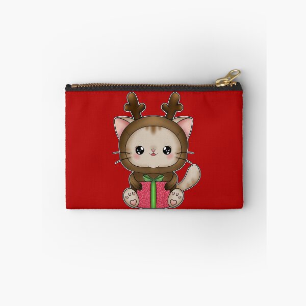 Item preview, rudolph christmas kitty kiatto designed and sold by Drawersofdraw.