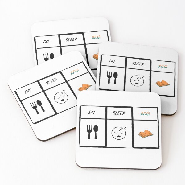 Item preview, Eat Sleep Read,Book  designed and sold by KoumlisArt.