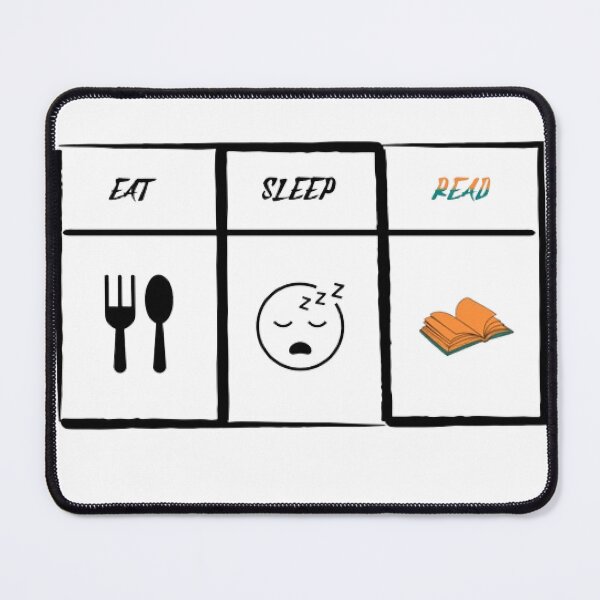 Item preview, Eat Sleep Read,Book designed and sold by KoumlisArt.