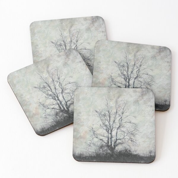 Item preview, Steadfast bare tree encaustic painting designed and sold by michelle vandyk.