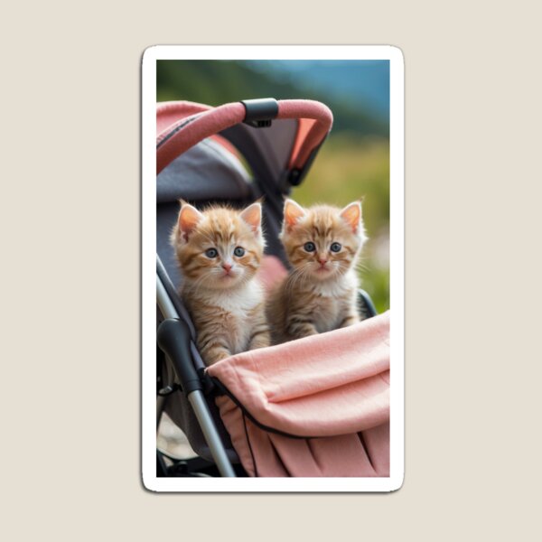 Item preview, Kitten in a stroller designed and sold by Proren.