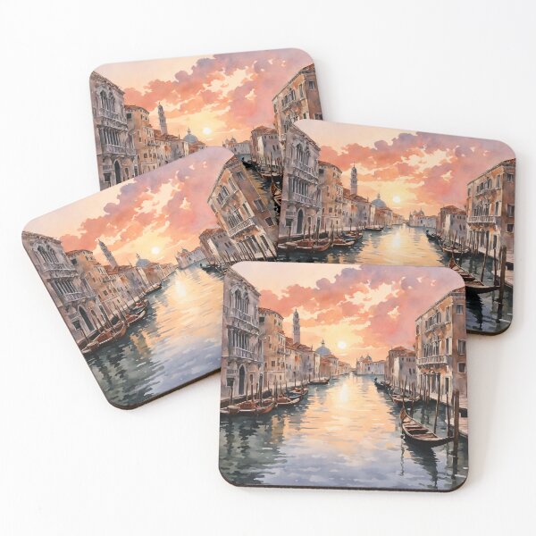 Item preview, Venice's Enchanting Waterways at Sunset: City of Canals designed and sold by LSVart.