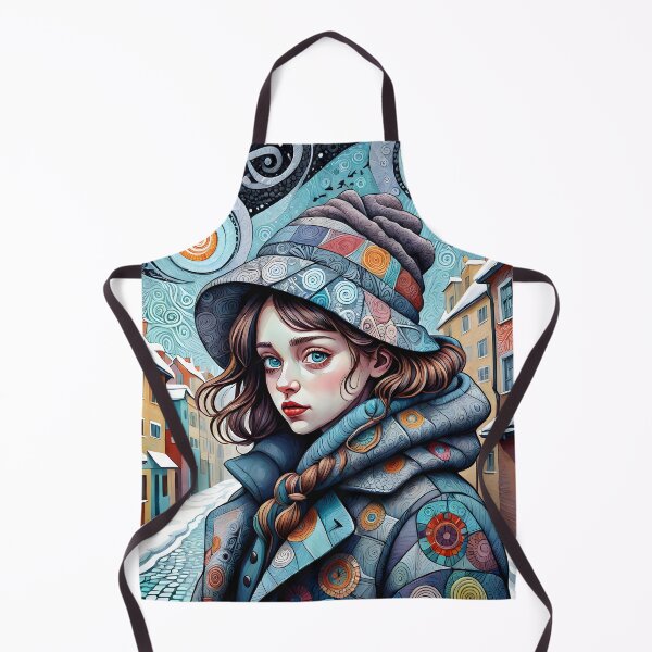 Item preview, Winter. Girl in winter hat designed and sold by Ekalininart.