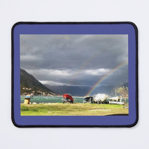 Item preview, Stormy Rainbow over Kotor Bay designed and sold by SlothQueenCo.