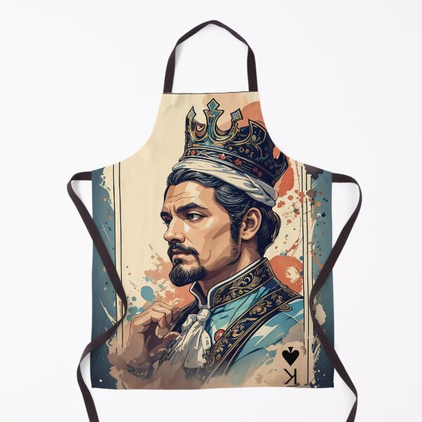 Item preview, King of Spades Vintage Illustration - Retro Royalty Revived designed and sold by Ceemko's Vintage Corner.