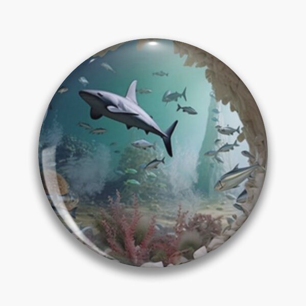 Item preview, 3D Art Shark Deep Ocean  designed and sold by MINOSDESIGN.