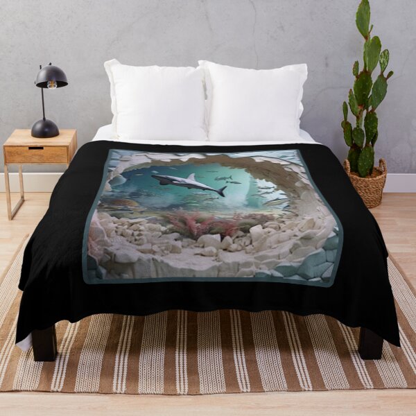 Item preview, 3D Art Shark Deep Ocean designed and sold by MINOSDESIGN.