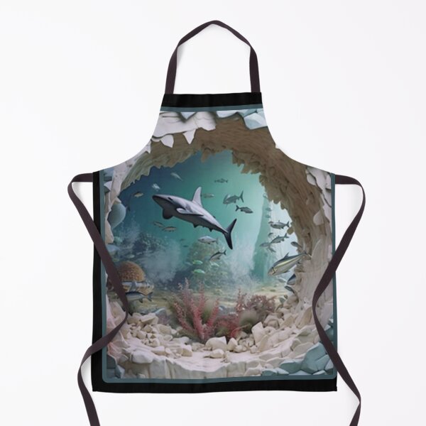 Item preview, 3D Art Shark Deep Ocean designed and sold by MINOSDESIGN.