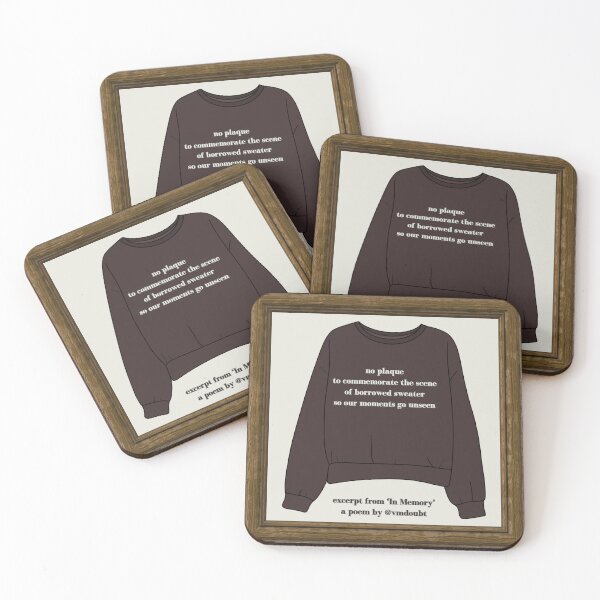 Item preview, 'In Memory' by @vmdoubt - Sweater Quote designed and sold by vmdoubt.