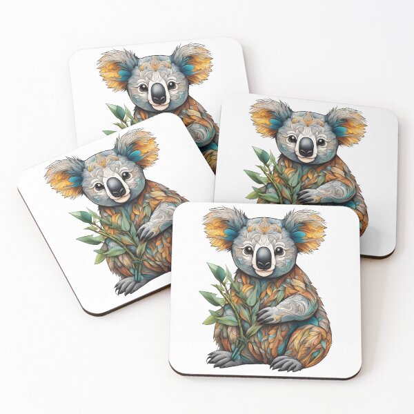 Item preview, Aesthetic Portrait: Koala Serenity Harmonious Hues designed and sold by Noorkin.