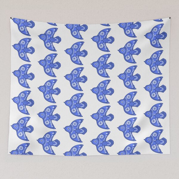 Item preview, Blue Christmas bird designed and sold by lex-sky.