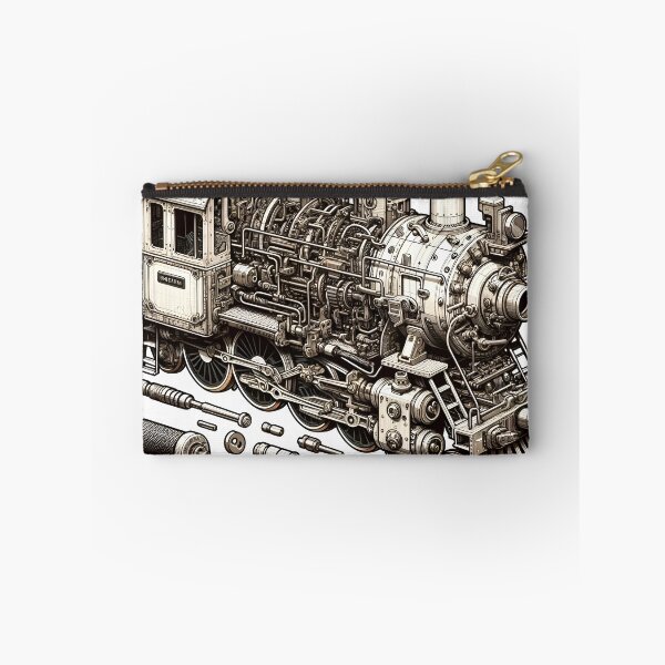 Item preview, "Mechanical Marvels: The Art of Model Train Engineering" designed and sold by APARTAI EU.