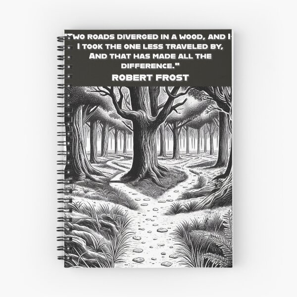 Item preview, Robert Frost: The Road Not Taken designed and sold by hip-indie-art.