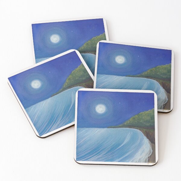 Item preview, moonlit lake designed and sold by A. E. Yates.
