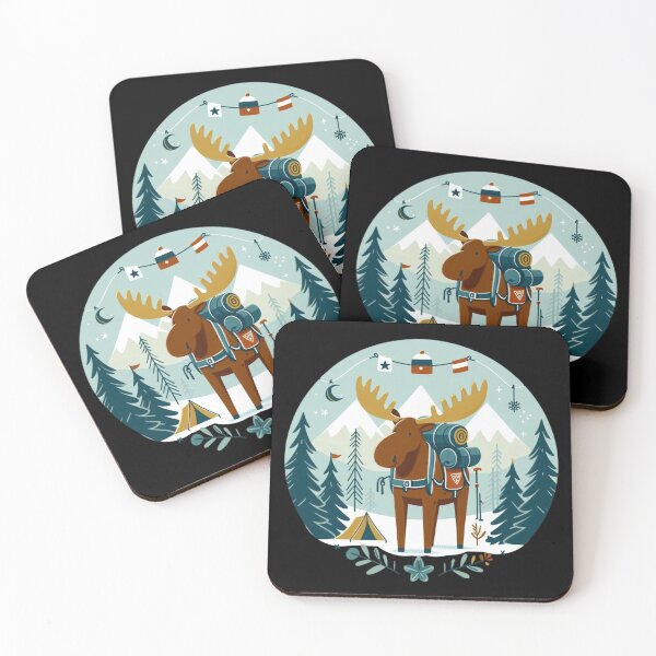 Item preview, Funny Moose Hiker designed and sold by Azrora.
