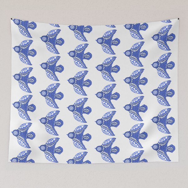 Item preview, Blue Christmas bird designed and sold by lex-sky.