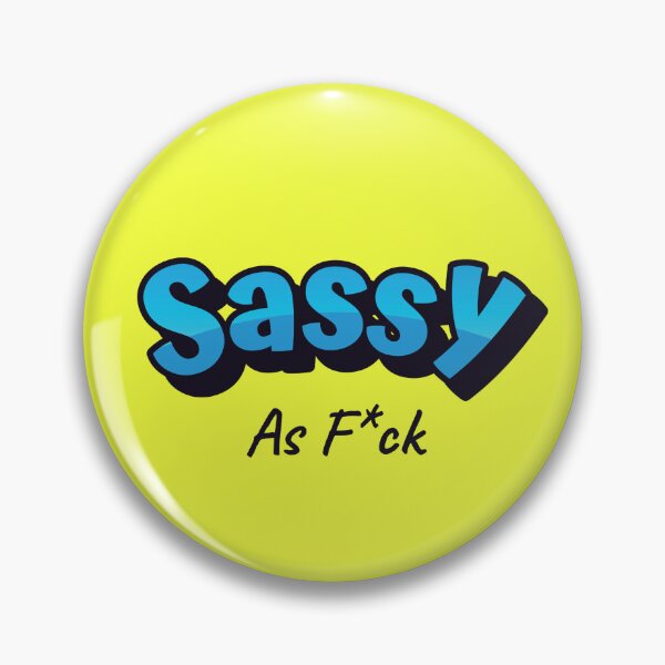 Item preview, Light Blue SASSY AF Logo designed and sold by GenXaf.