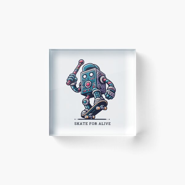 Item preview, Robot de skate - Serie Retro Tech designed and sold by Drextor.