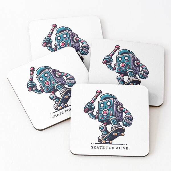 Item preview, Robot de skate - Serie Retro Tech designed and sold by Drextor.