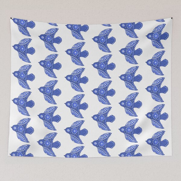 Item preview, Blue Christmas bird designed and sold by lex-sky.