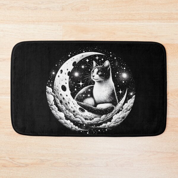 Item preview, Moon Cat and space designed and sold by Big Catsby.
