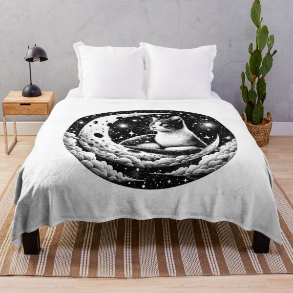 Item preview, Moon Cat and space designed and sold by Big Catsby.