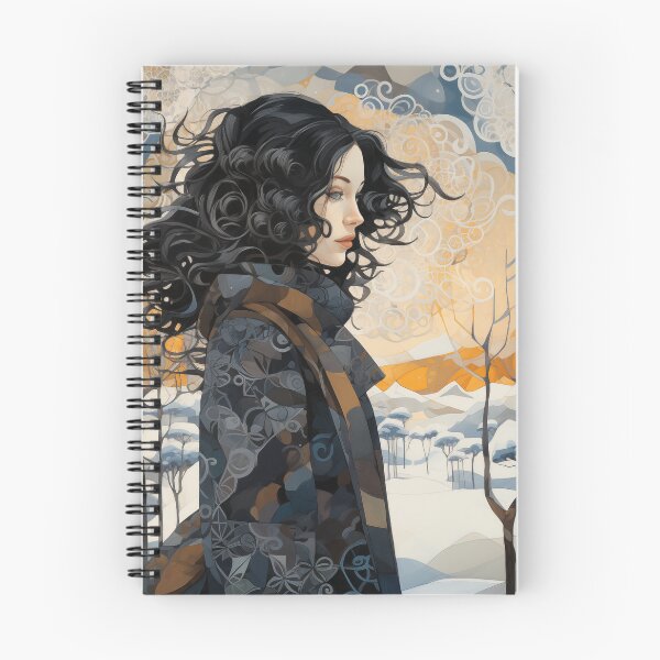 Item preview, Winter landscape. Girl designed and sold by Ekalininart.