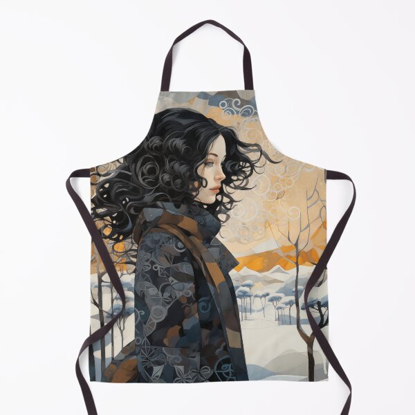 Item preview, Winter landscape. Girl designed and sold by Ekalininart.