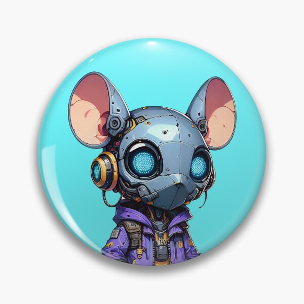 Item preview, Cute Cyberpunk Robot Rat! designed and sold by kukamatsu.