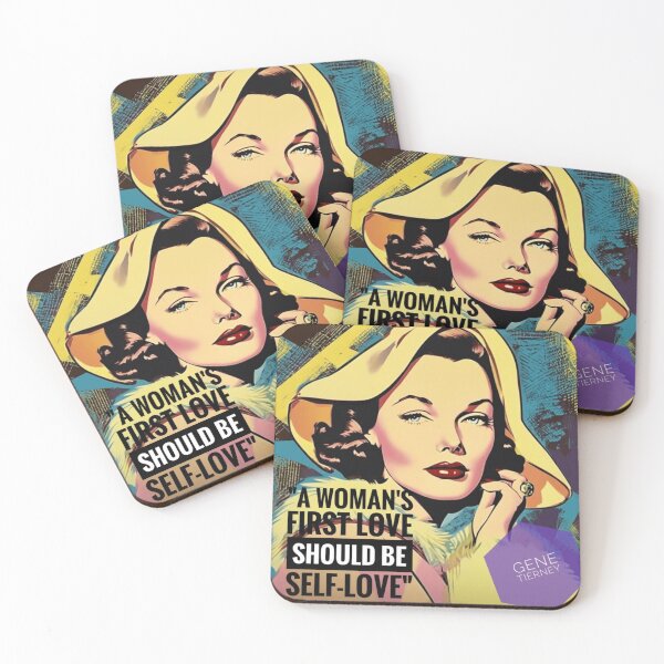 Item preview, GENE TIERNEY FIRST LOVE SELF-LOVE designed and sold by javitennis.