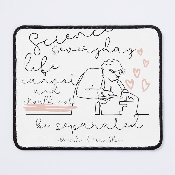 Item preview, Rosalind Franklin Quote designed and sold by liv_illustrations.