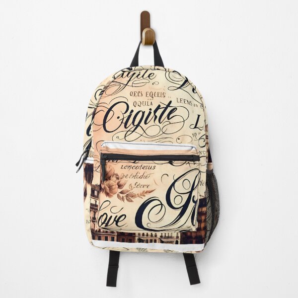 Item preview, "Romantic Whispers: French Love Quotes in Vintage Elegance" designed and sold by APARTAI EU.
