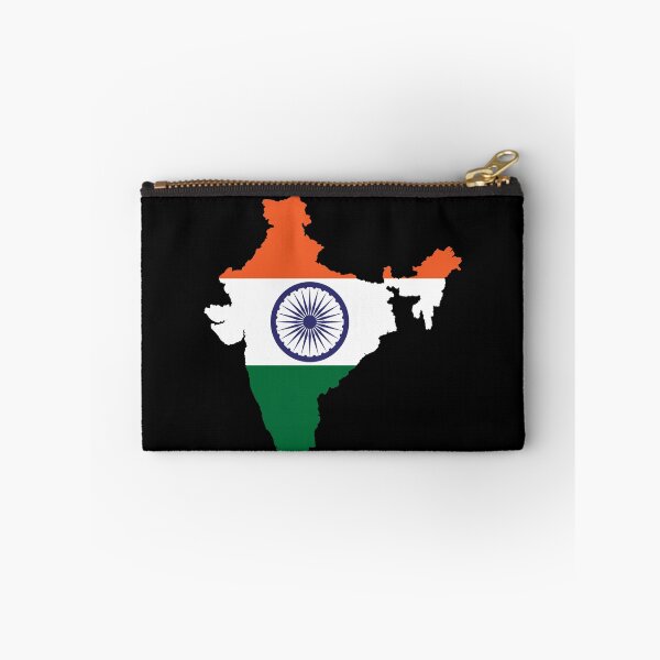 Item preview, Flag Map of India designed and sold by feether-store.