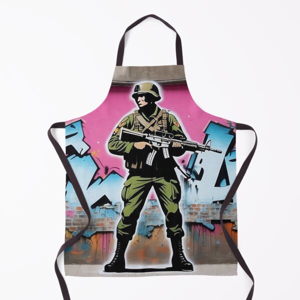 Item preview, Banksy's Street Art Revolution solider army peace designed and sold by martin max.