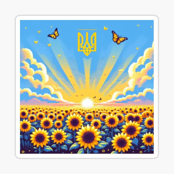 Artikel-Vorschau von Ukraine Dawn Pixelkunst, designt und verkauft von Loreman.