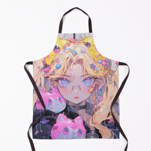 Item preview, Cute Pastel Rainy Day Anime Girl designed and sold by bubblegoth.