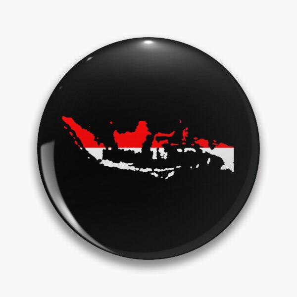 Item preview, Mapa de la bandera de Indonesia designed and sold by feether-store.