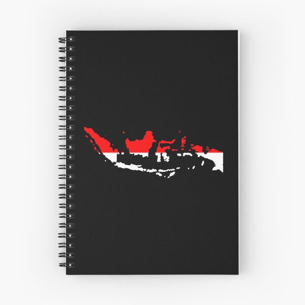 Item preview, Flag Map of Indonesia designed and sold by feether-store.