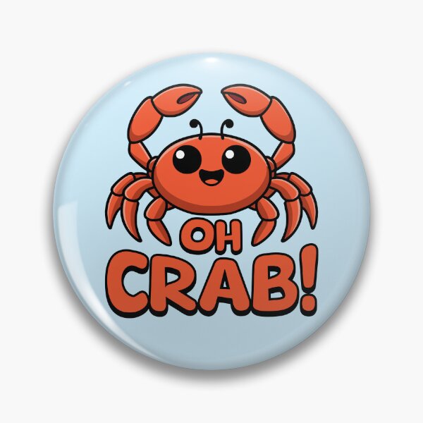 Item preview, Oh Crab! Cute Crab Pun designed and sold by PMCreative.