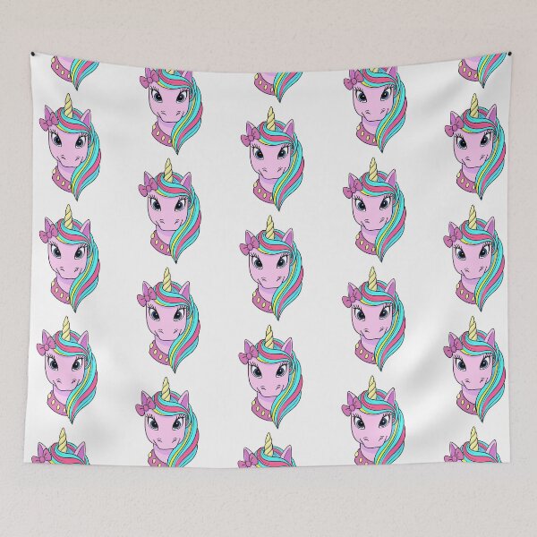 Item preview, Pink Unicorn Portrait designed and sold by Shakira Rivers.