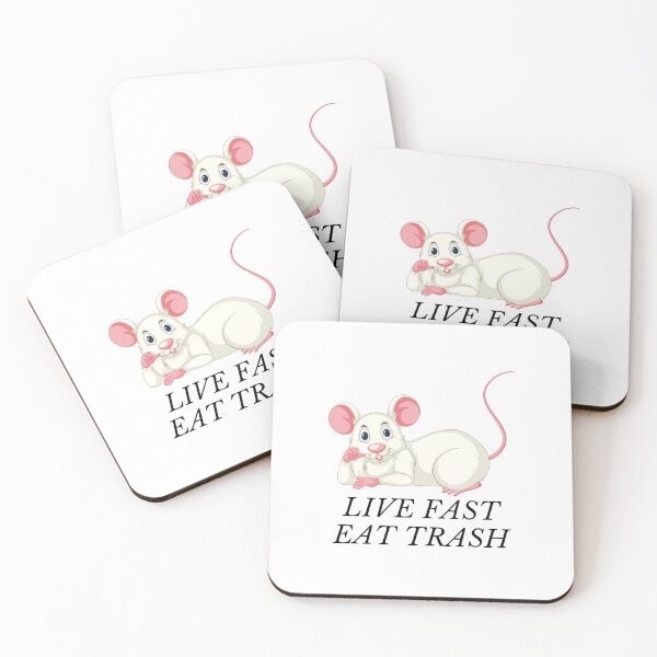 Item preview, live fast eat trash designed and sold by myshop102.