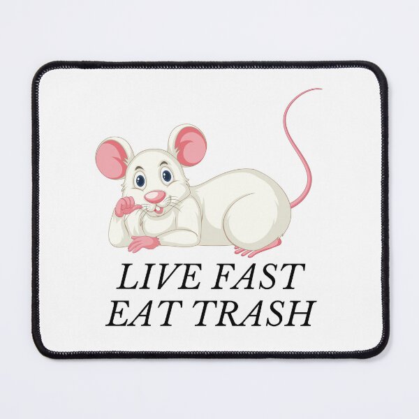 Item preview, live fast eat trash designed and sold by myshop102.