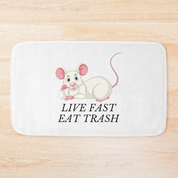 Item preview, live fast eat trash designed and sold by myshop102.
