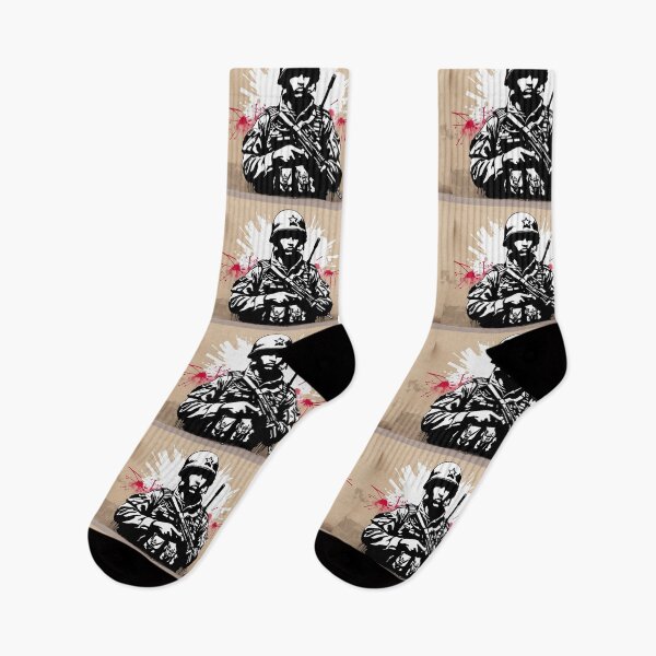 Item preview, Banksy's Street Art Revolution solider army peace designed and sold by martin max.