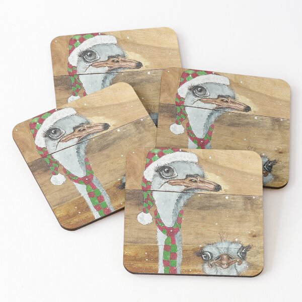 Item preview, Christmas Ostriches designed and sold by Saoart2121.